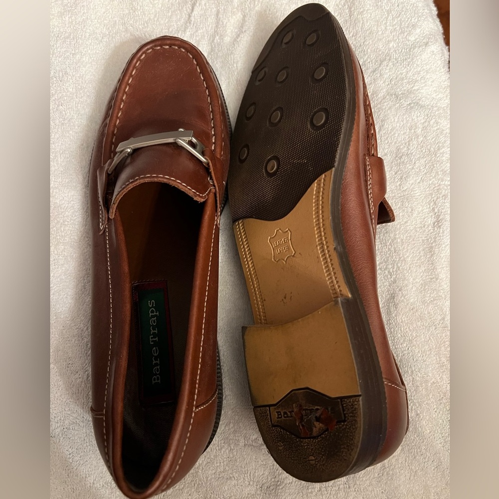 BareTraps Women’s Chestnut Brown Leather Bit Loafers